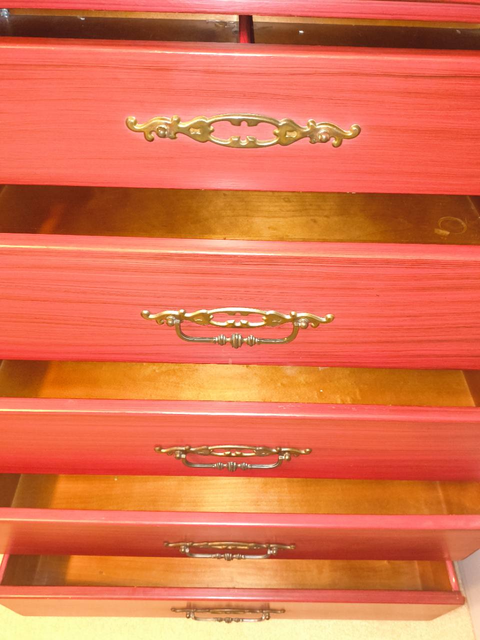 Vintage Cushman Colonial Creations 5-Drawer Chest – Bennington Vermont photo 4