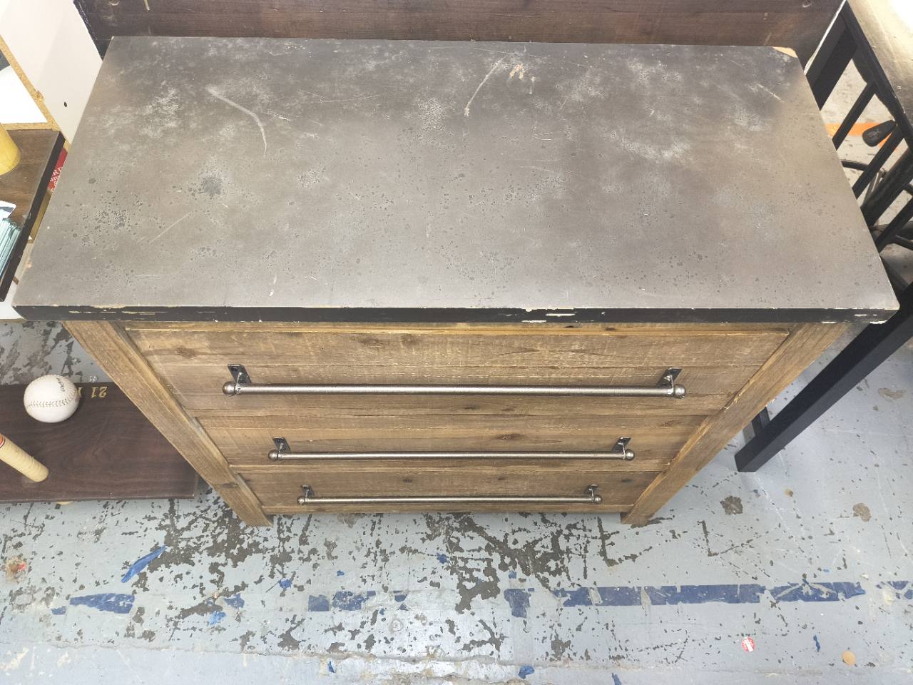 Rustic Industrial 3-Drawer Chest – At Home photo 2