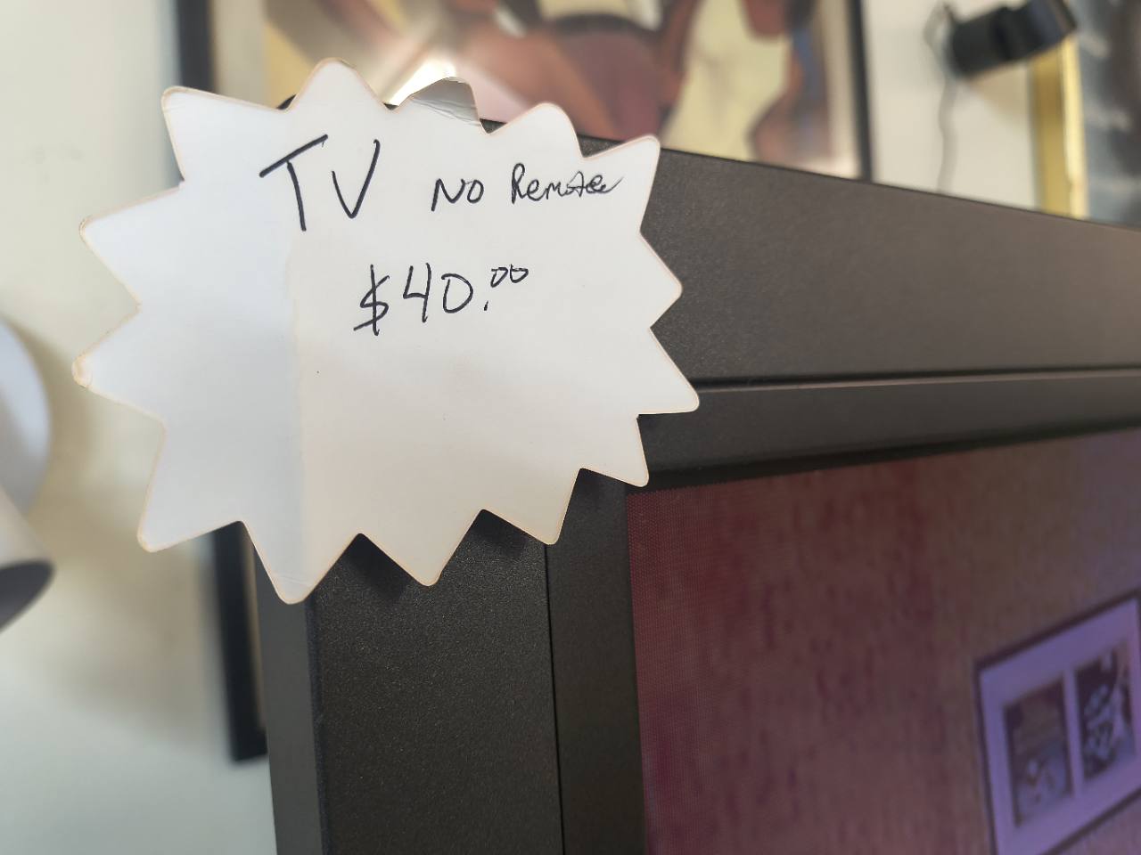 37-inch Olevia LCD TV — $40 AS IS, No Remote photo 2