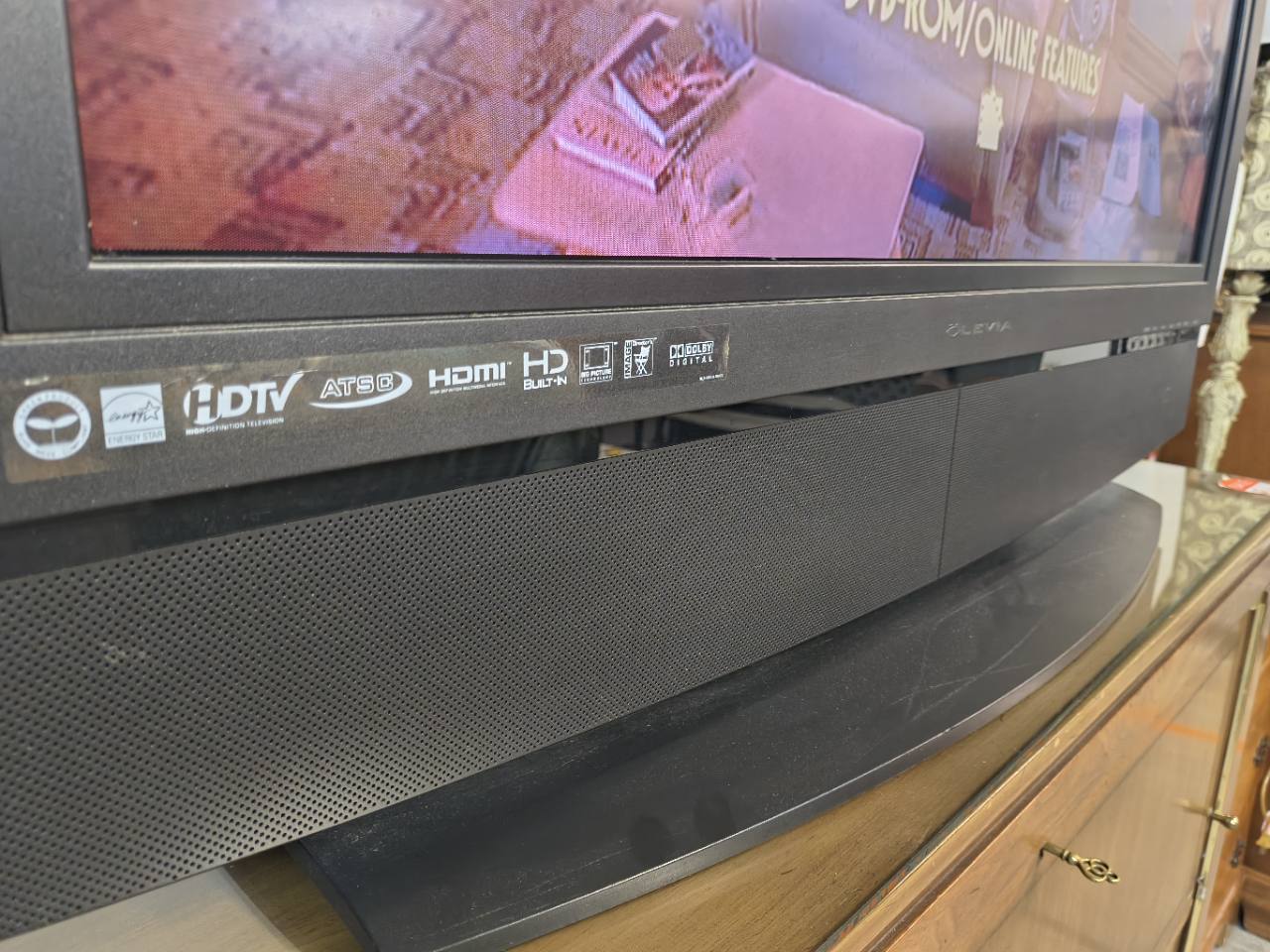 37-inch Olevia LCD TV — $40 AS IS, No Remote photo 3