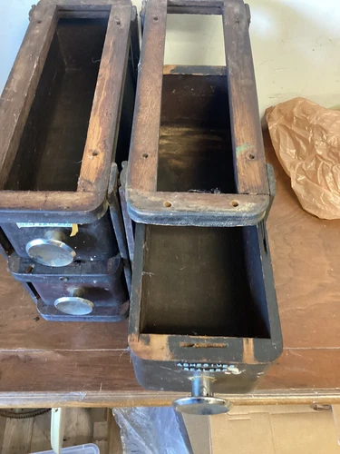 Vintage 4-Drawer Index Card Catalog photo 5