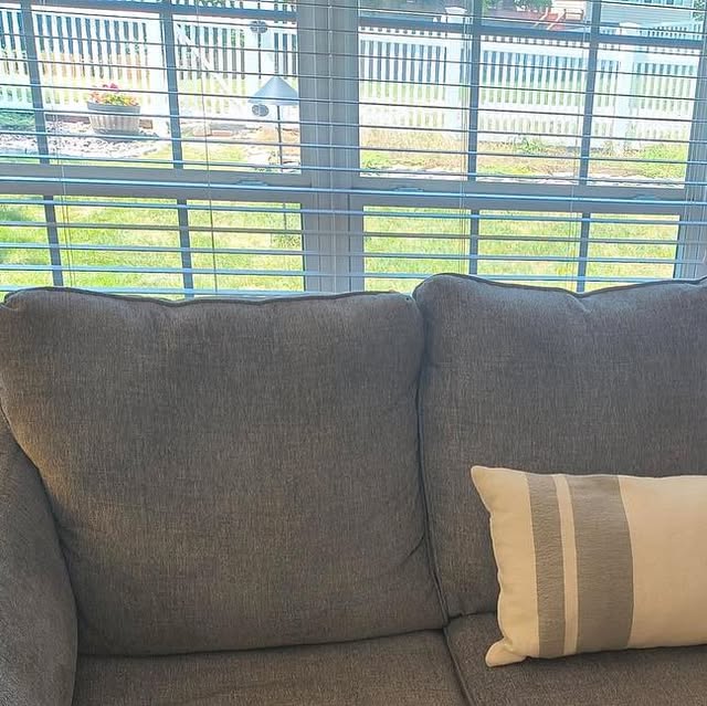 Ashley Furniture Mathonia Smoke Gray 3-Cushion Sofa